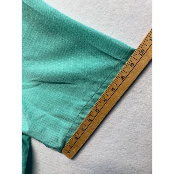 HB Mens 3XLT Mint Green Button-Up Short Sleeve Shirt W/ Pocket DXL - Picture 8 of 9